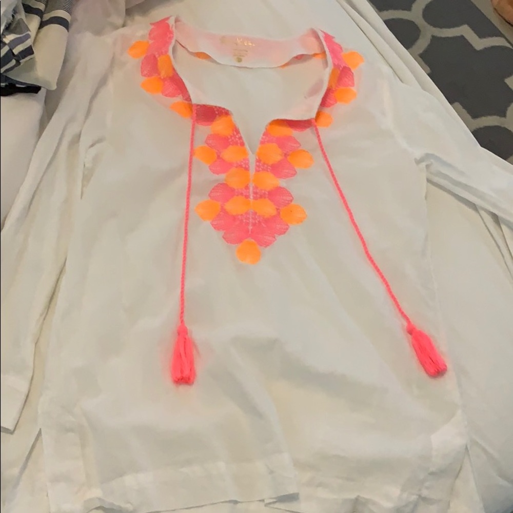 Lilly Pulitzer size small linen tunic top